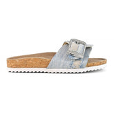 Colors of California BIO503 Sandali Monofascia Donna Denim